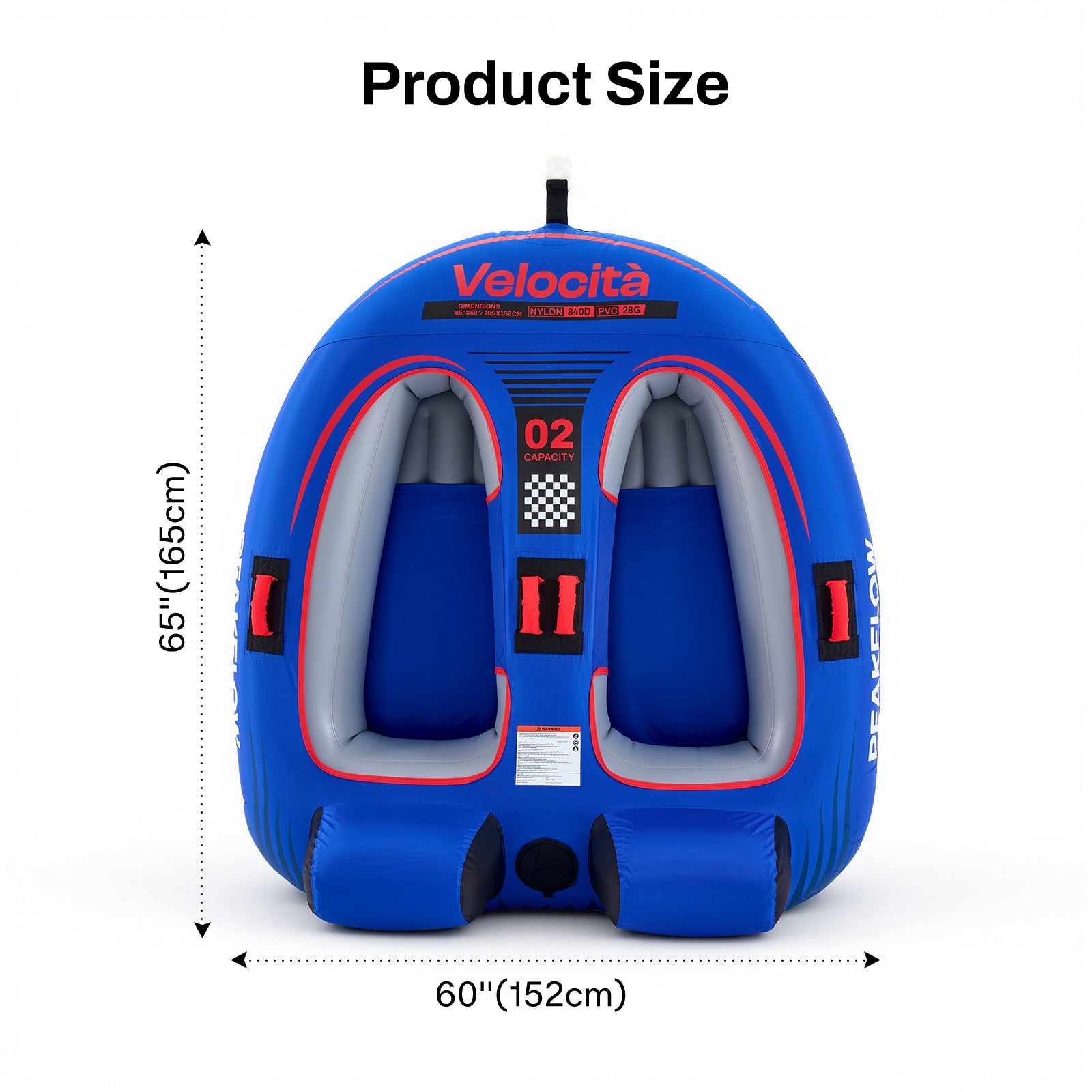 2 Riders Towable Tube | Velocita Series