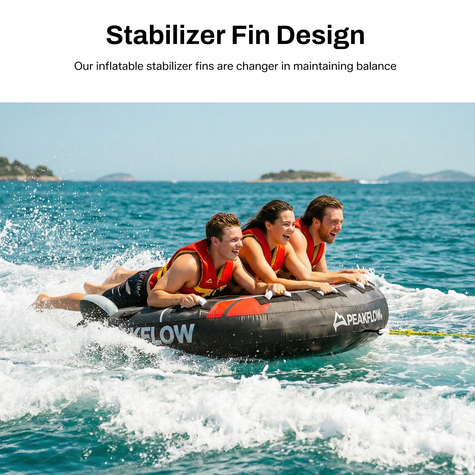 3 Riders Towable Tube | Phantom Series